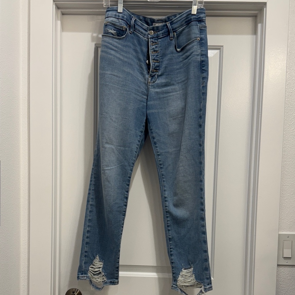 Good American Light Blue Ankle Jeans